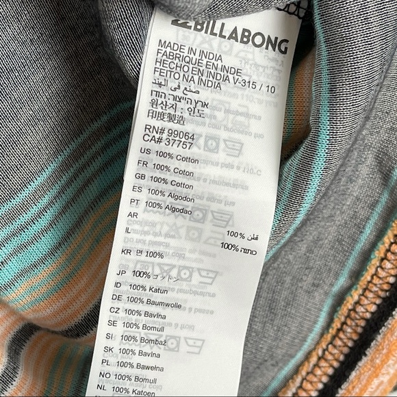 NWT Billabong terry cloth surf hoodie - Picture 6 of 6